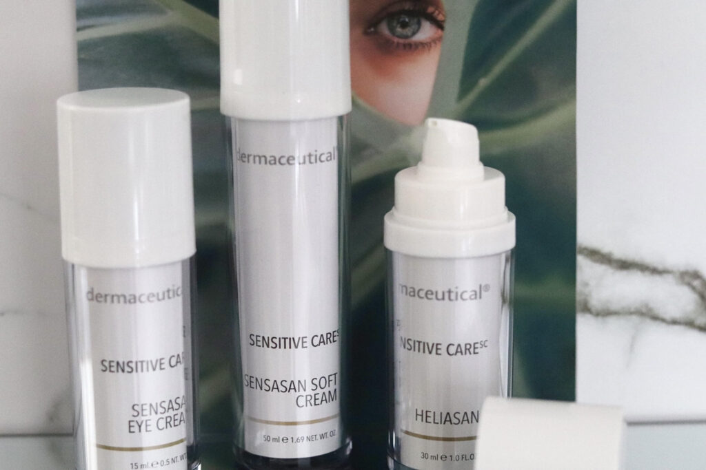 Überpflegte Haut-skinimalism mit dermaceutical